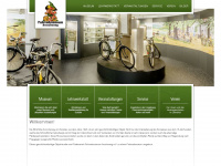 fahrradmuseum.eu Webseite Vorschau