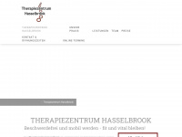 therapiezentrum-hasselbrook.de Webseite Vorschau