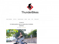 thunderbikes.ro Webseite Vorschau
