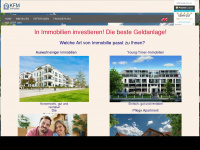 kfm-immobilien.de Webseite Vorschau