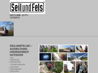 seilundfels.de Webseite Vorschau