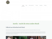 aurelia-folkrock.de Webseite Vorschau