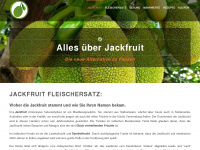 jackfruit-fleischersatz.de Webseite Vorschau