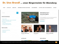 bürgermeisterabensberg.de Webseite Vorschau