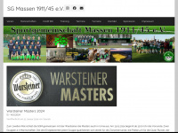 sgmassenfussball.de Webseite Vorschau