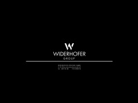 widerhofer-holding.at Webseite Vorschau