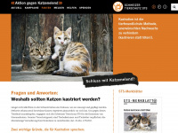 katzenelend.ch Webseite Vorschau