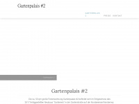gartenpalais2.de Webseite Vorschau