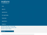 seatons.co.uk Webseite Vorschau