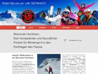 skischule-hochharz.de Webseite Vorschau