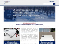 performance-hockey.de Webseite Vorschau