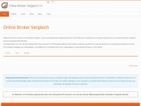 online-broker-vergleich.info Webseite Vorschau