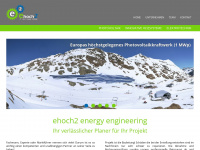 ehoch2.co.at Webseite Vorschau