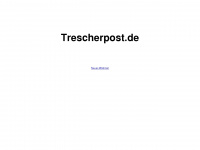 trescherpost.de Webseite Vorschau