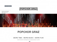 popchor.at Webseite Vorschau