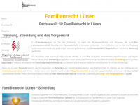 rechtsanwalt-familienrecht-luenen.de Webseite Vorschau
