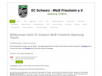 sc-friesheim-tennis.de Webseite Vorschau