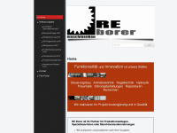 re-borer.ch Webseite Vorschau
