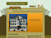 praxis-drvogel.ch Webseite Vorschau