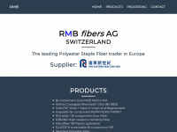 rmbfibers.ch Webseite Vorschau