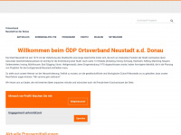oedp-neustadt-donau.de Webseite Vorschau