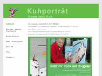 kuhporträt.de Webseite Vorschau