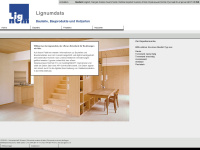 lignumdata.ch Webseite Vorschau