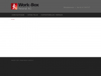 work-box.ch Webseite Vorschau