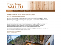 ferienhausvalleu.at Webseite Vorschau