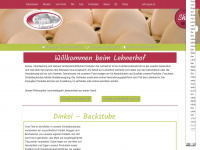 lehnerhof.biz Webseite Vorschau