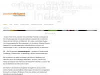 poonam-designer.com Webseite Vorschau