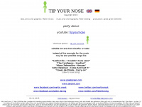 tipyournose.com Webseite Vorschau