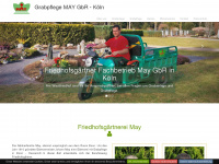 grabpflege-may.de Webseite Vorschau
