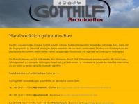braukeller-gotthilf.de Webseite Vorschau