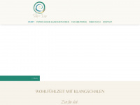 klang-schale.de Webseite Vorschau