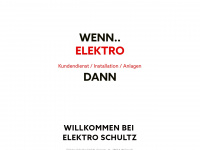 elektro-schultz.de Webseite Vorschau