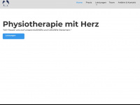 physiotherapie-herz.de Webseite Vorschau