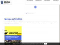 gemeinde-stetten.de Webseite Vorschau