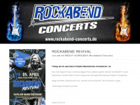 rockabend-concerts.de Webseite Vorschau