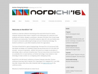 nordichi2016.org Webseite Vorschau