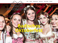 badisches-oktoberfest.de Webseite Vorschau