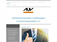 auv-ev.de Webseite Vorschau