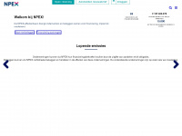 npex.nl Webseite Vorschau