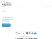 münchner-onkologie.de Webseite Vorschau