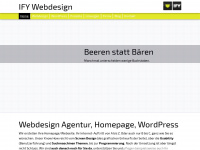ify-webdesign.ch Webseite Vorschau