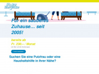 putzzentrale.ch Webseite Vorschau