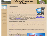 schaidt.info Webseite Vorschau