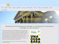 rotaryclubmeiningen.de Webseite Vorschau