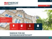 ibaenergie.de Webseite Vorschau