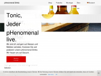 phenomenaldrinks.com Webseite Vorschau